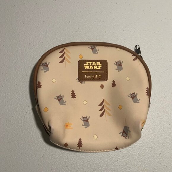 Star Wars Loungefly Endor Vegan Leather Speeder Pouch Cosmetic Bag Pencil Case - Picture 1 of 8